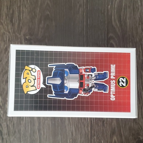 💙❤️ Transformers OPTIMUS PRIME Metallic Funko Pop #22 Amazon Exclusive - Picture 6 of 7